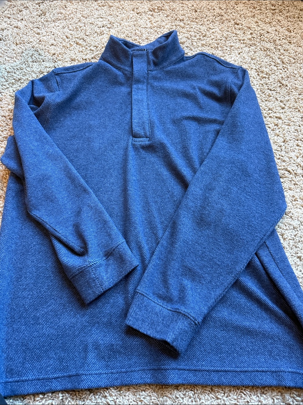 Vineyard Vines Navy Blue Quarter-Zip Sweater